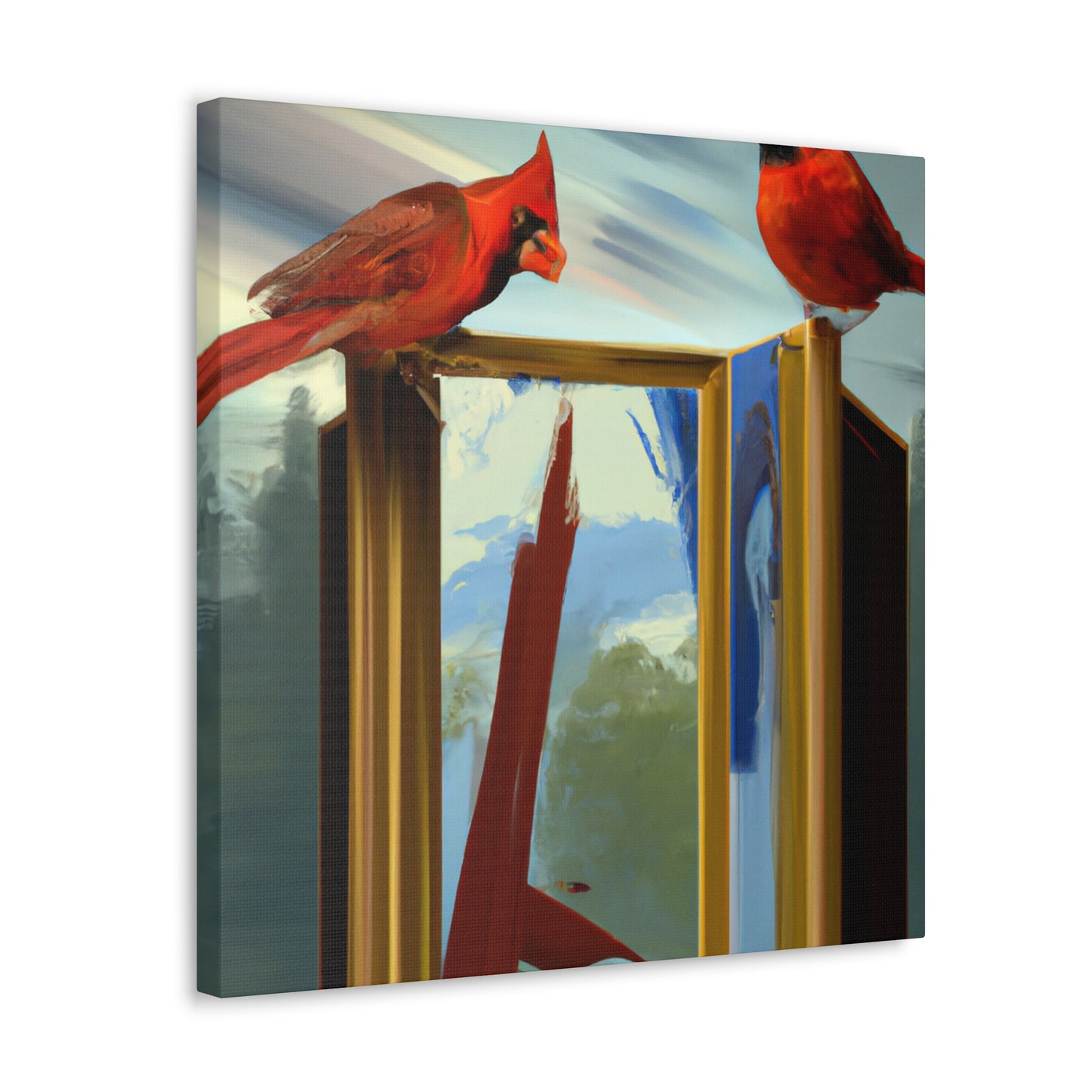 Cardinals in Dreamscape - Canvas