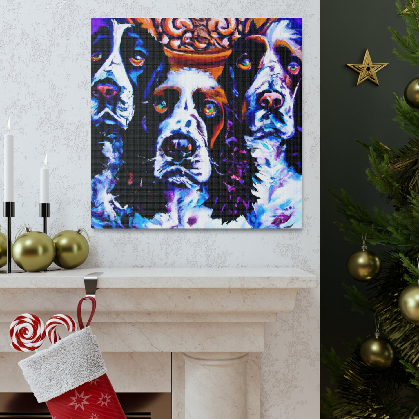 "A Surreal Springer Spaniel" - Canvas