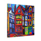 "Tudor Pop Fauvism" - Canvas