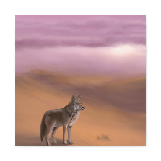 Coyote in Splendor - Canvas