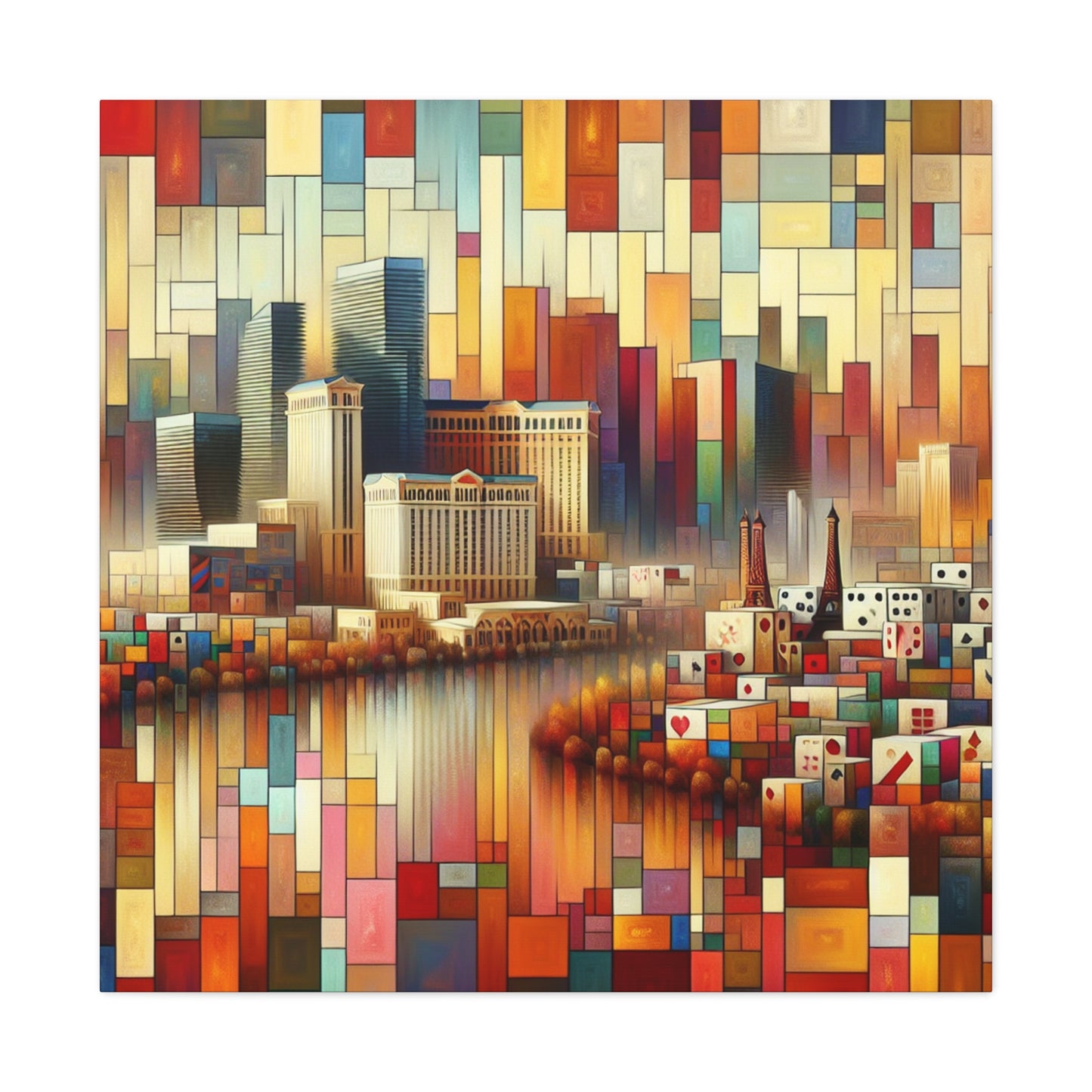 Vegas Illuminated Dreams - Canvas