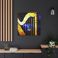 Harp Symphony in Blue - Canvas