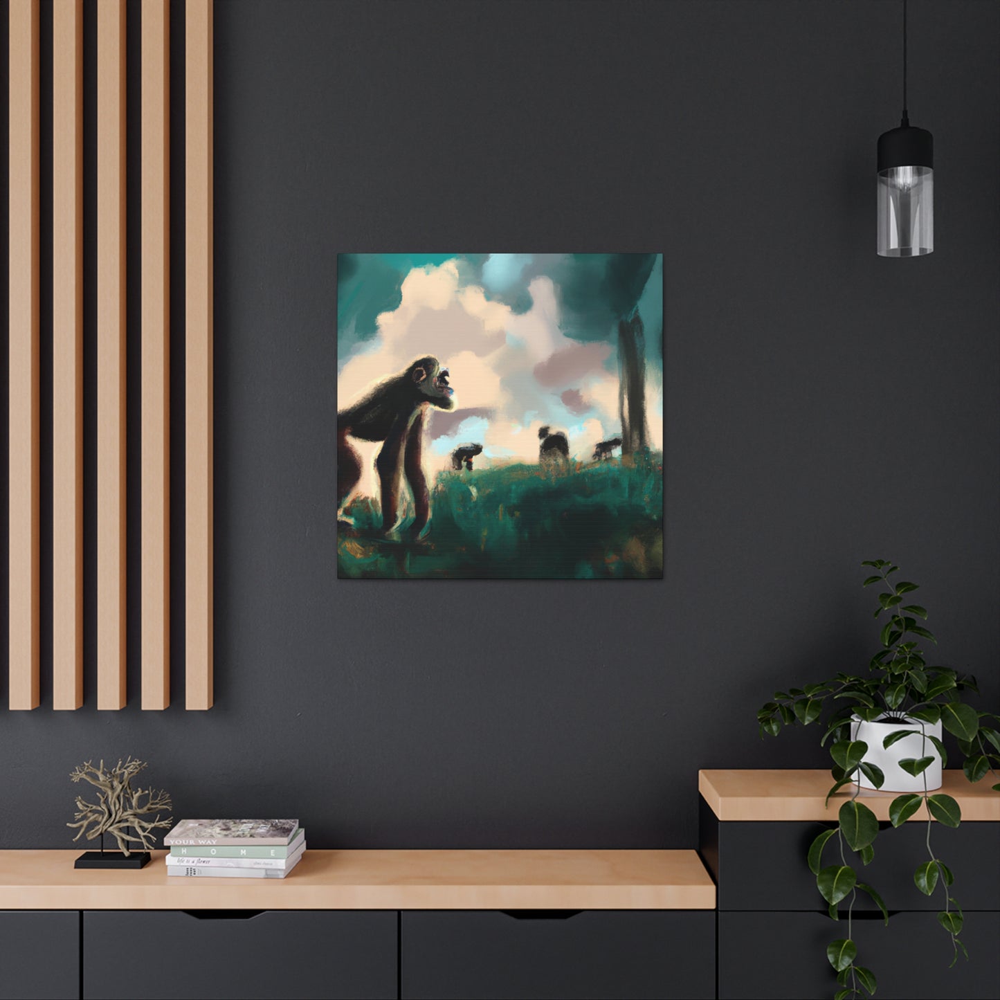 Surreal Chimpanzee Dream - Canvas