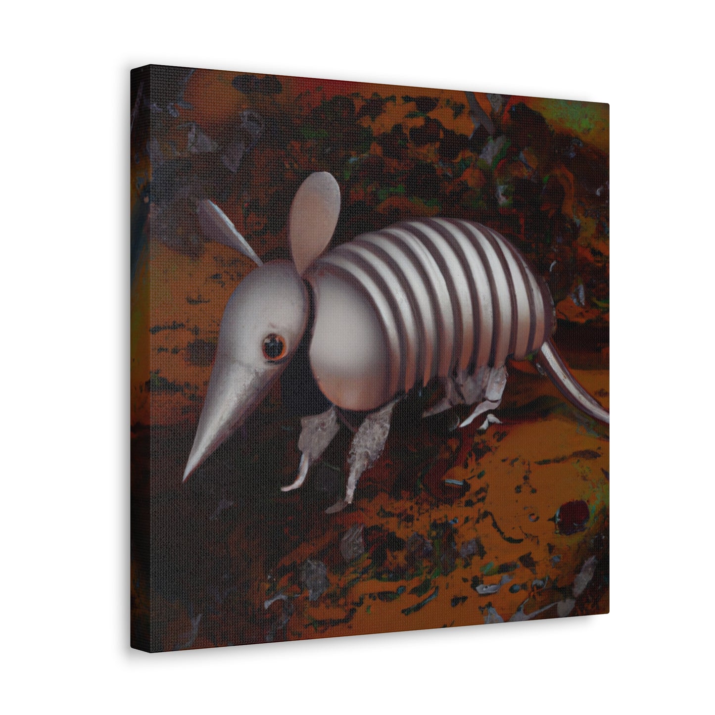 Armadillo In Sunset - Canvas