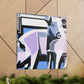 Pig in Art Deco - Canvas