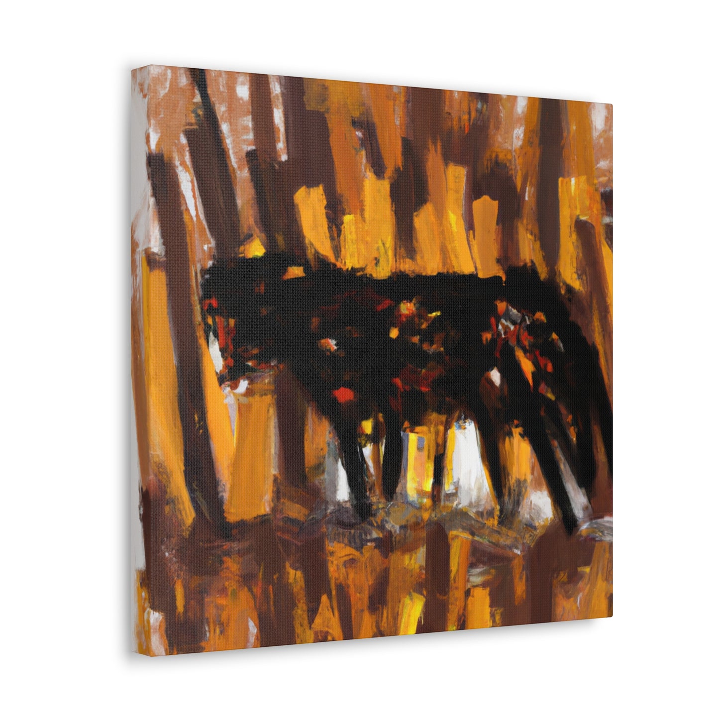 "Leopard in Expressionism" - Canvas