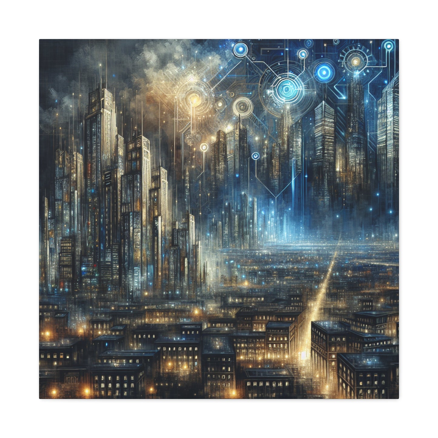 "Nightfall's Reviving Majesty" - Canvas