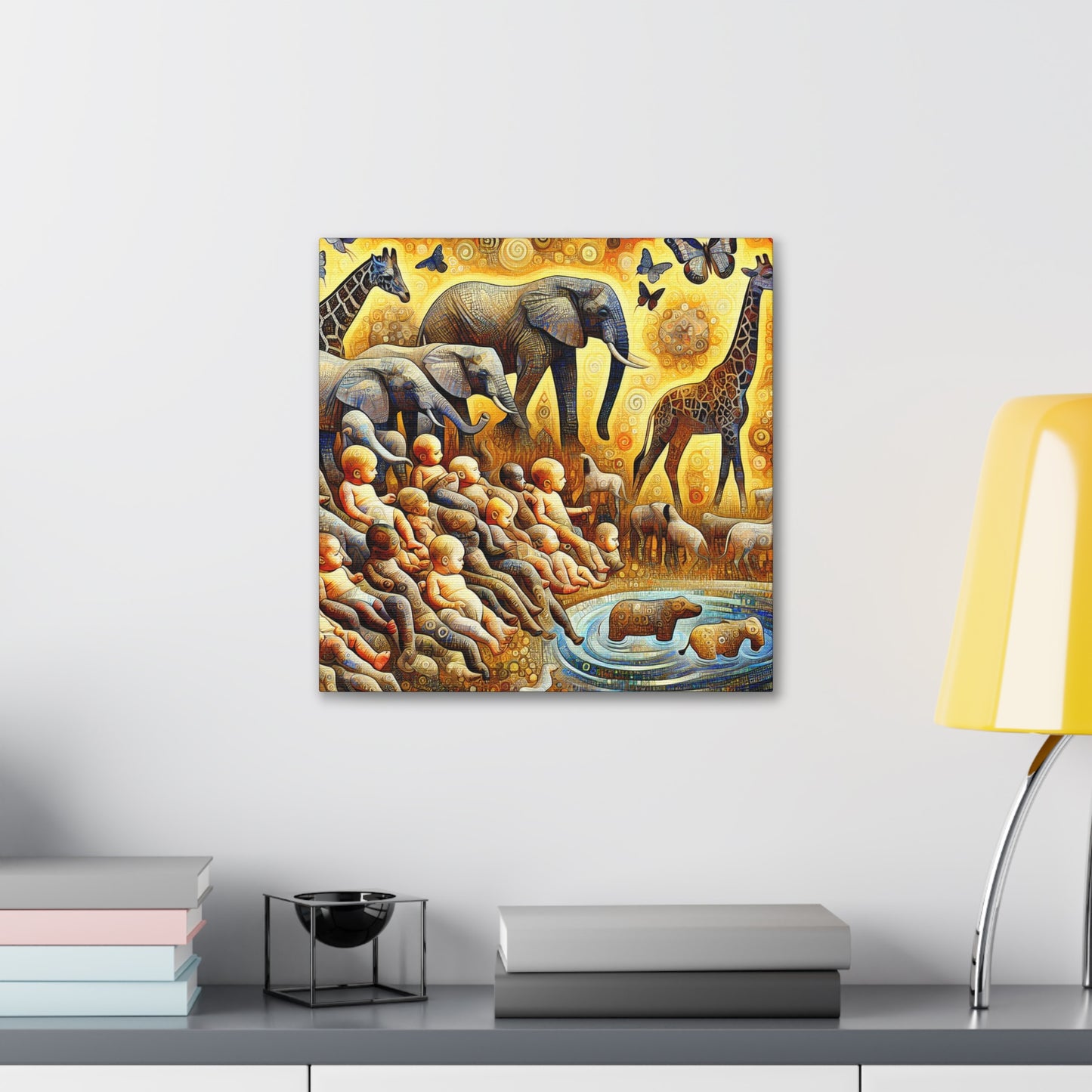 "Beasts of Enigmatic Wilderness" - Canvas