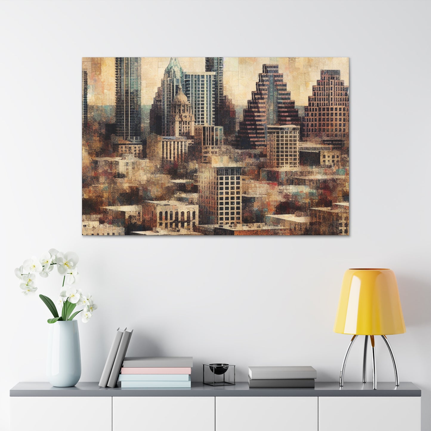 "Vibrant Austin Serenity" - Canvas