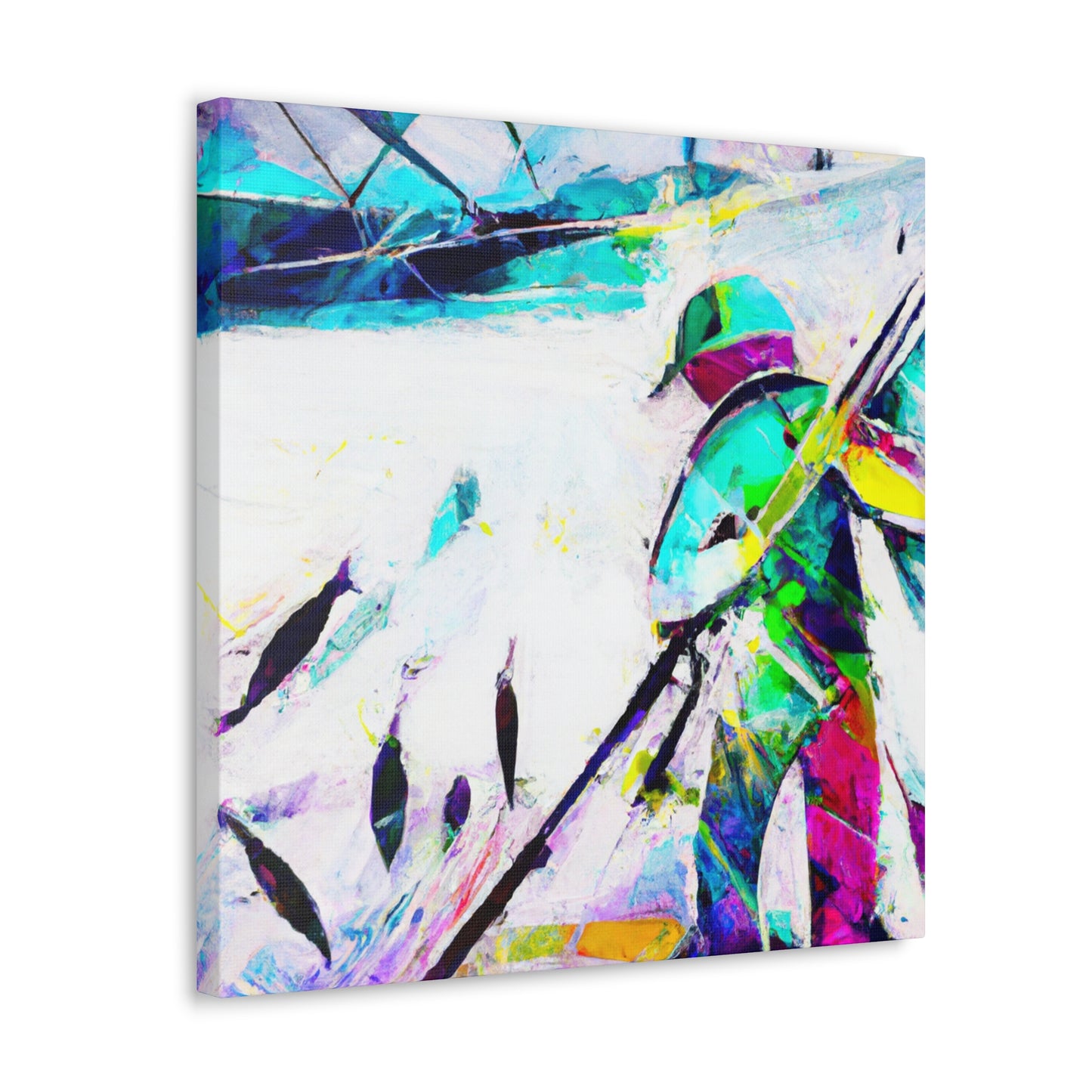 Fishing in Abstraction - Canvas