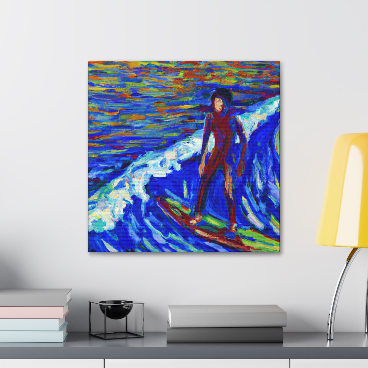 Surf's Up Impressionism - Canvas