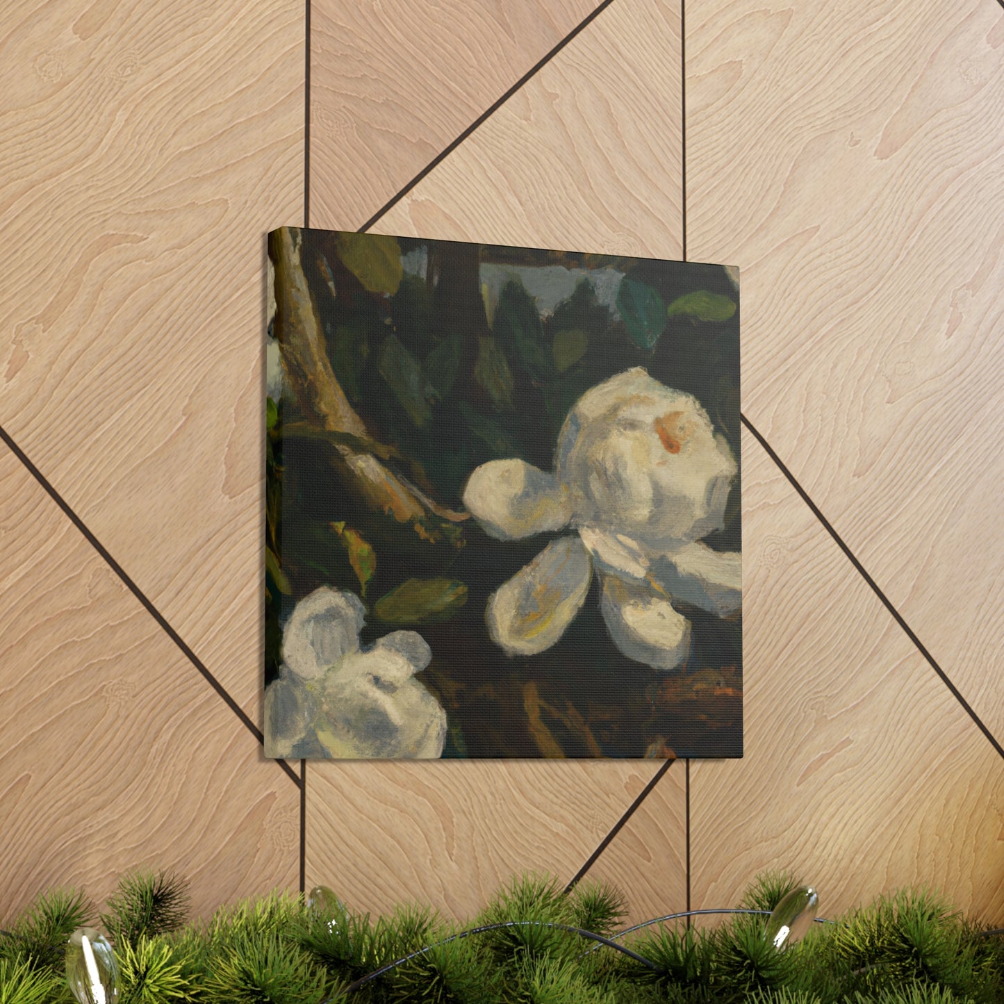 Gardenia Garden Splendor - Canvas