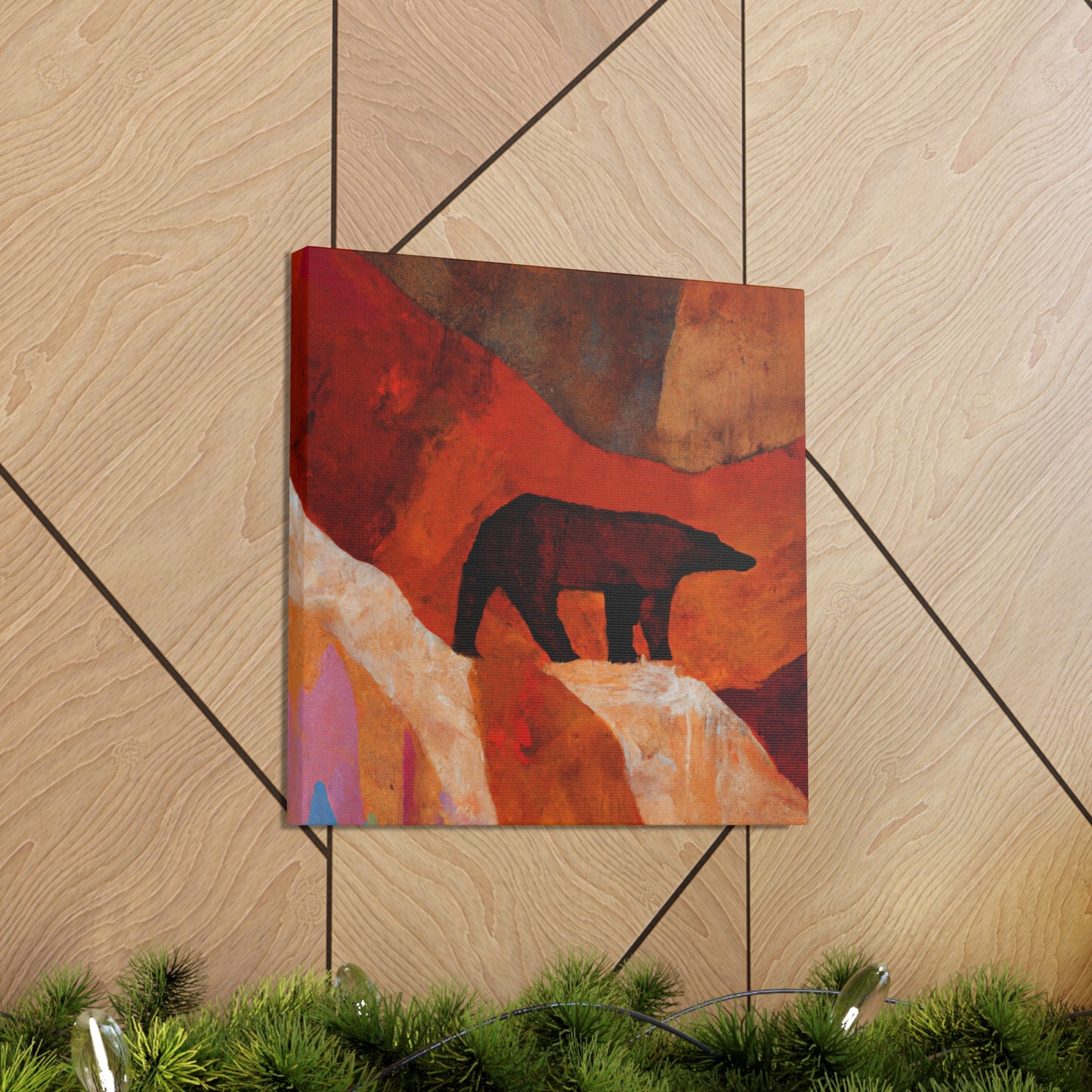 "Brown Bear Expressionism" - Canvas