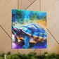 Box Turtle Paradoxical Art - Canvas