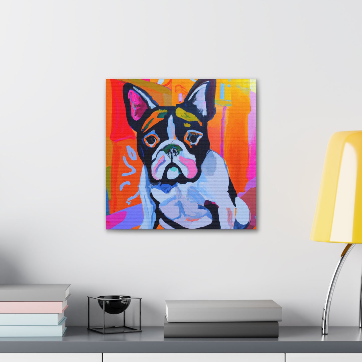 "French Bulldog Portrait" - Canvas