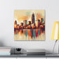 "Vibrant Urban Southern Melody" - Canvas