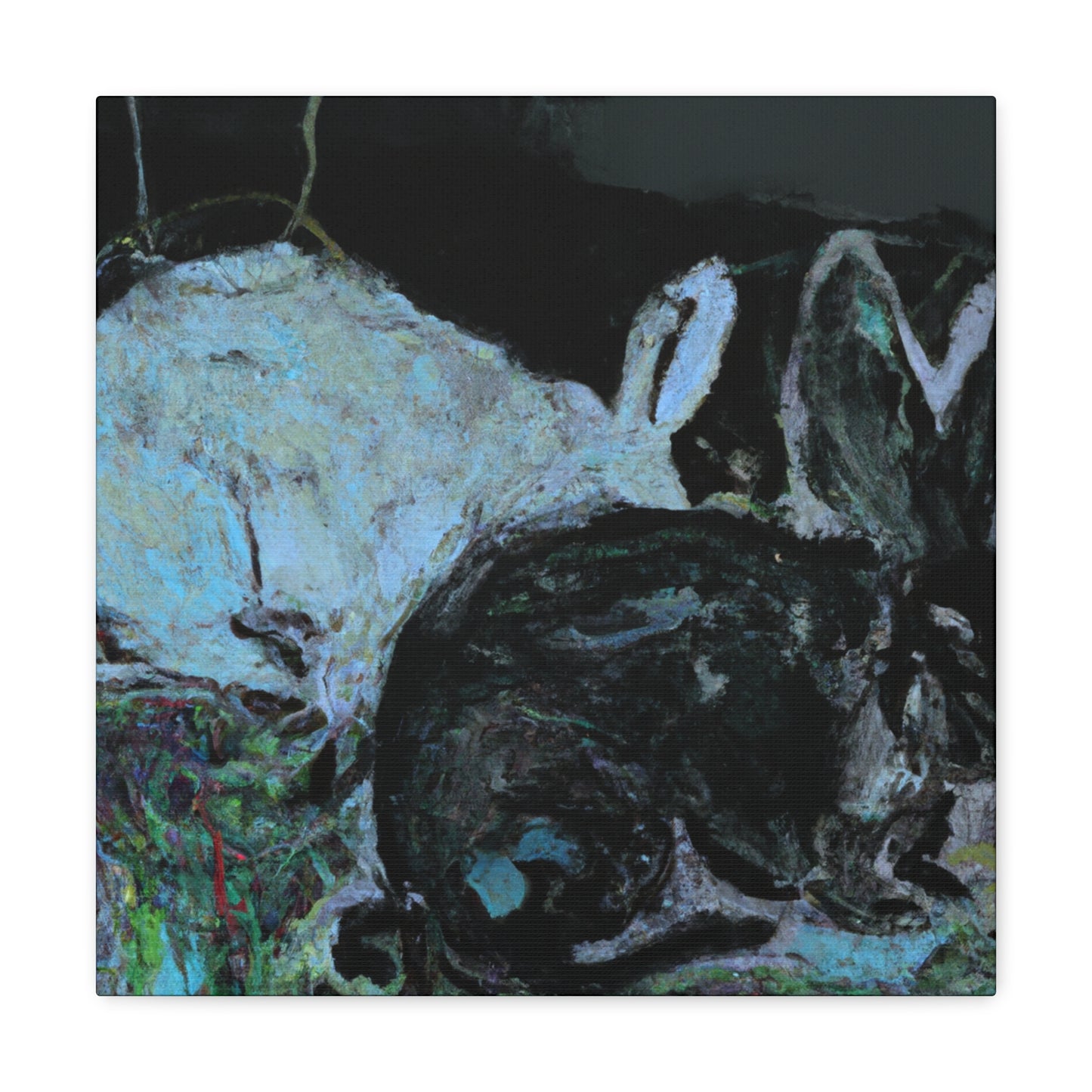 Rabbit in Abstraction - Canvas