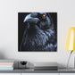 American Crow Hyperrealism - Canvas