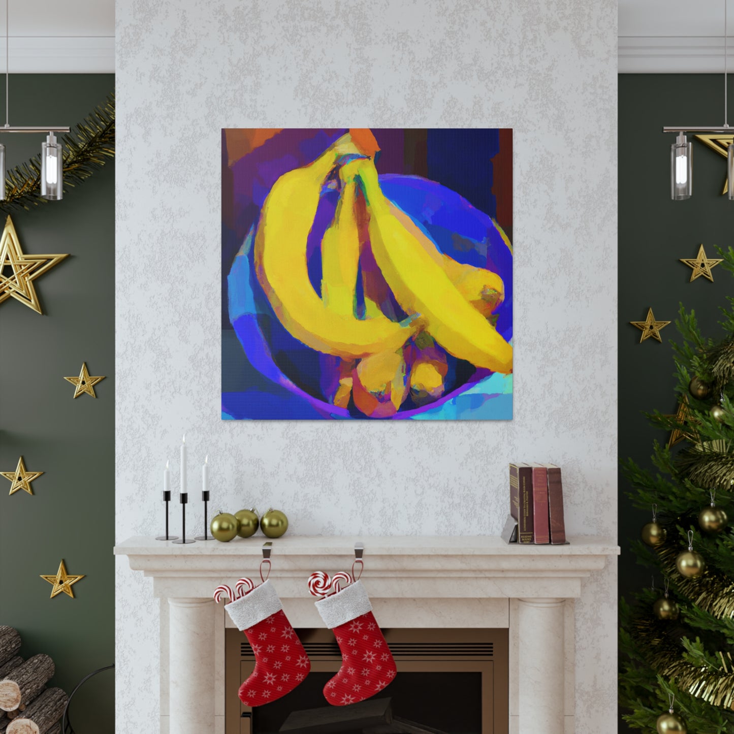 Bananas in Neoclassicism - Canvas