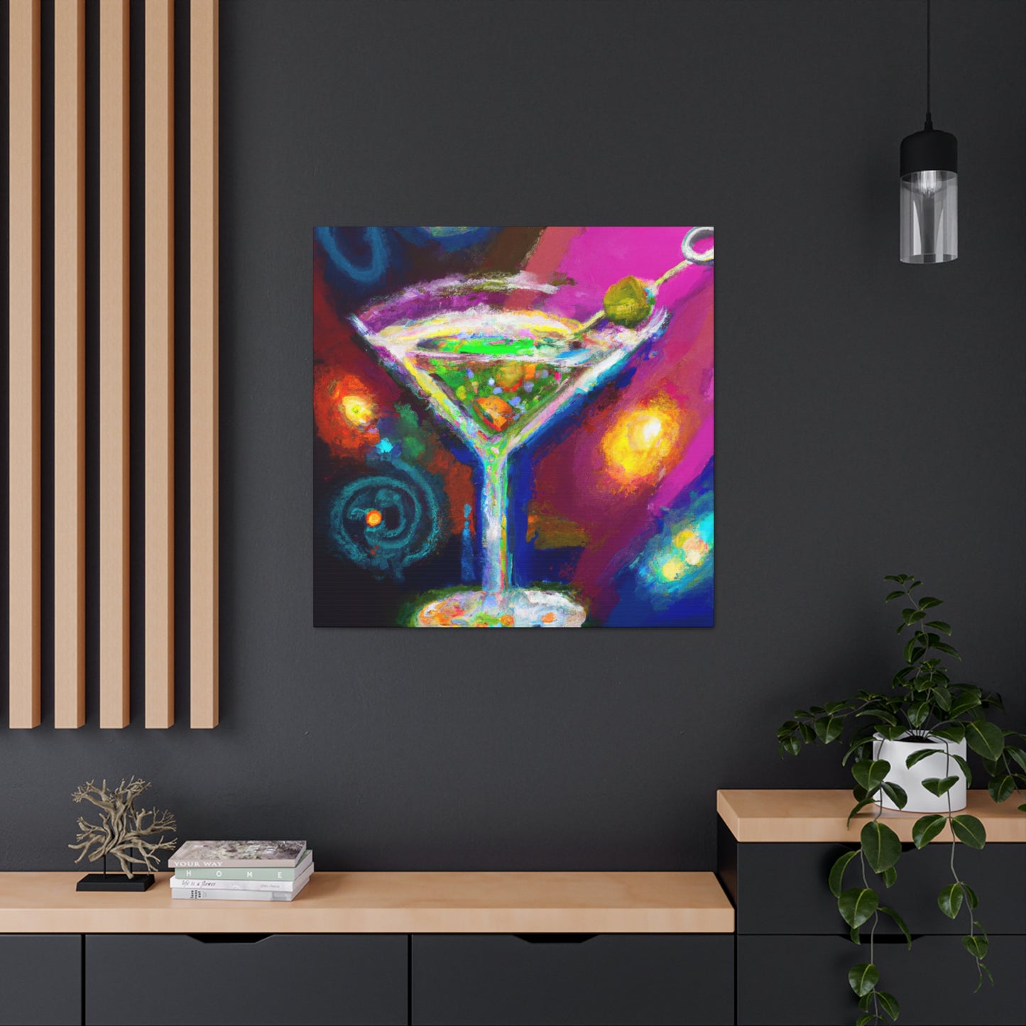 Martini-Themed Baroque - Canvas