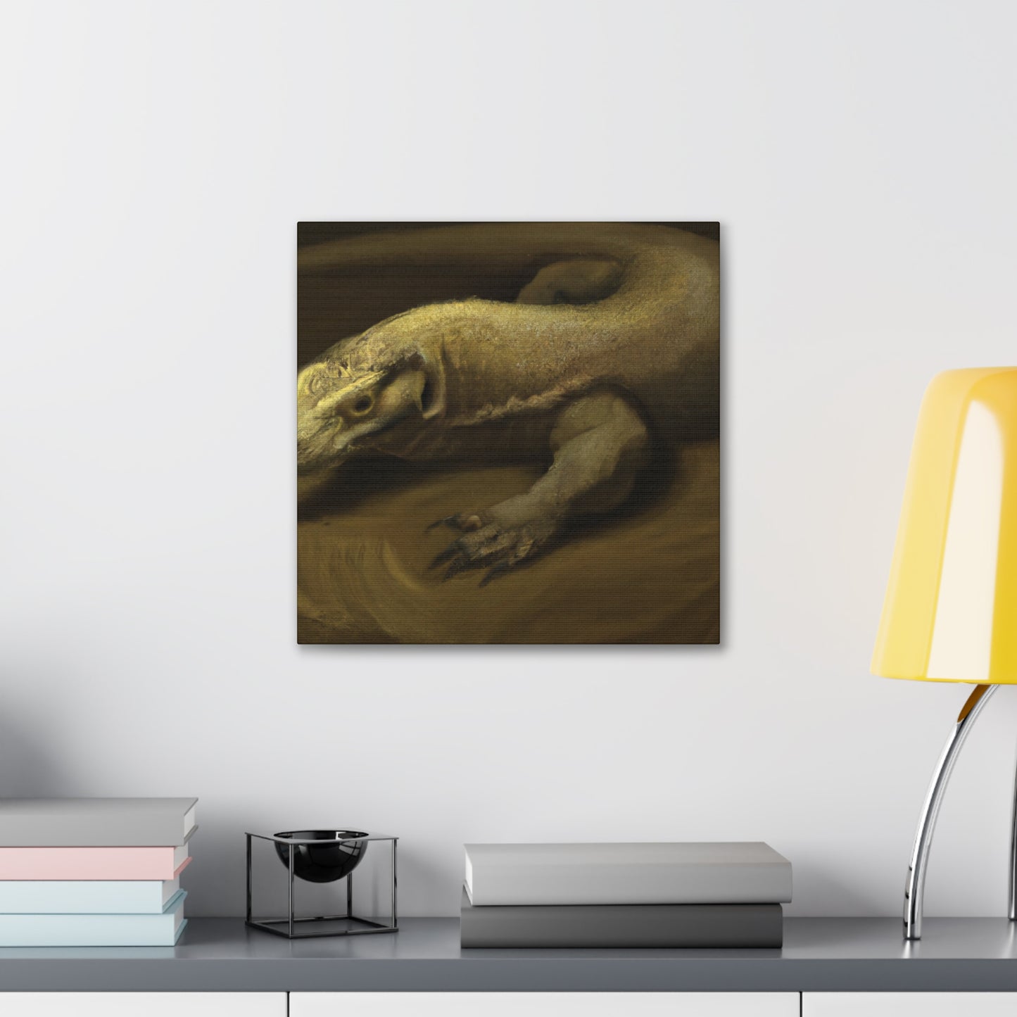 Komodo Dragon Majesty - Canvas