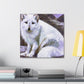 Arctic Fox Enchantment - Canvas