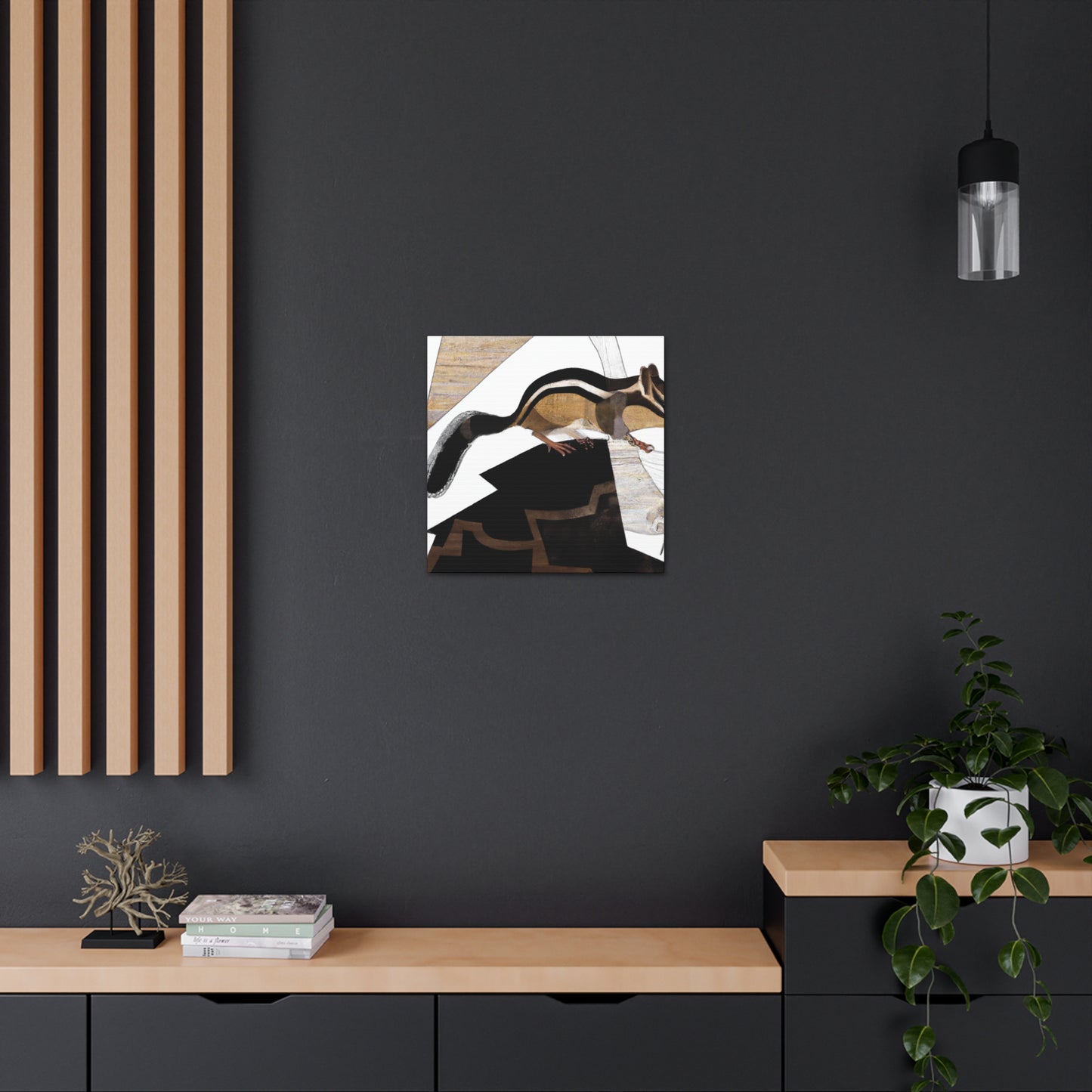 Chipmunk in Art Deco - Canvas