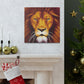 Lion in Hyperrealism - Canvas