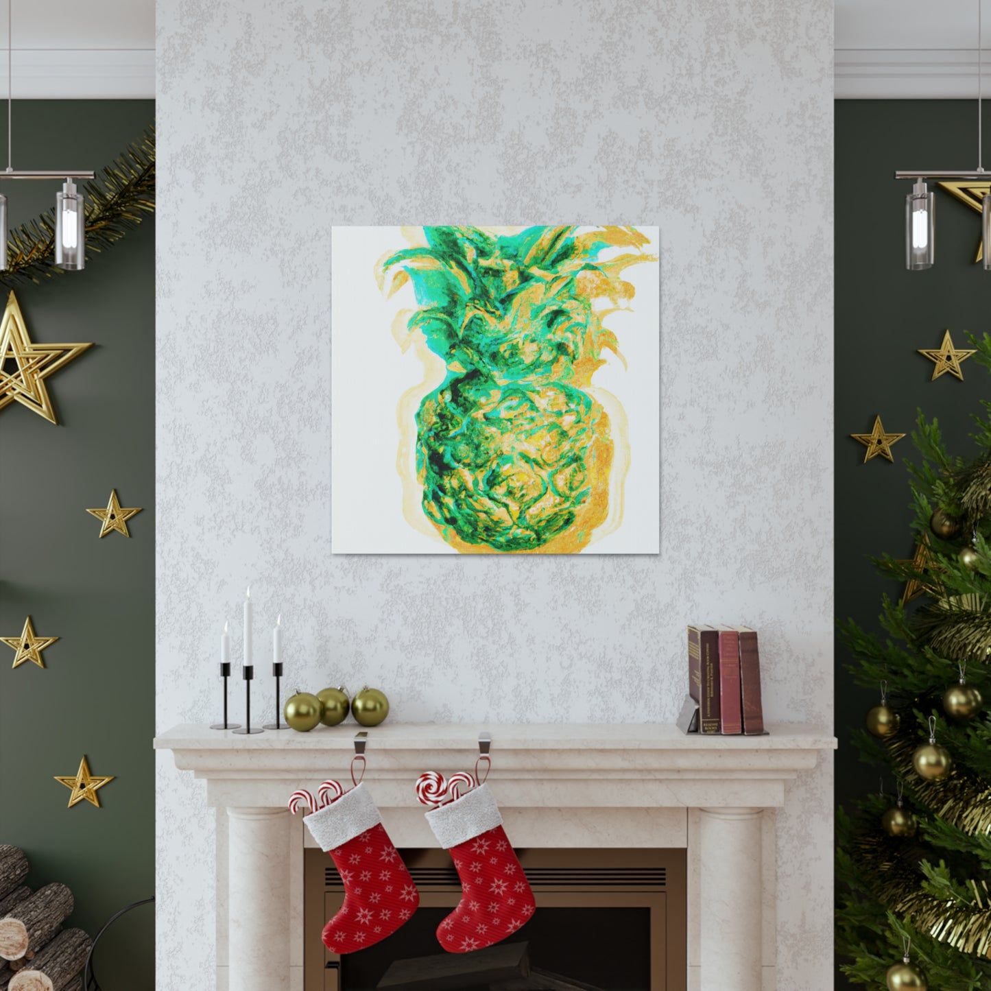 Pineapple in Rococo - Canvas