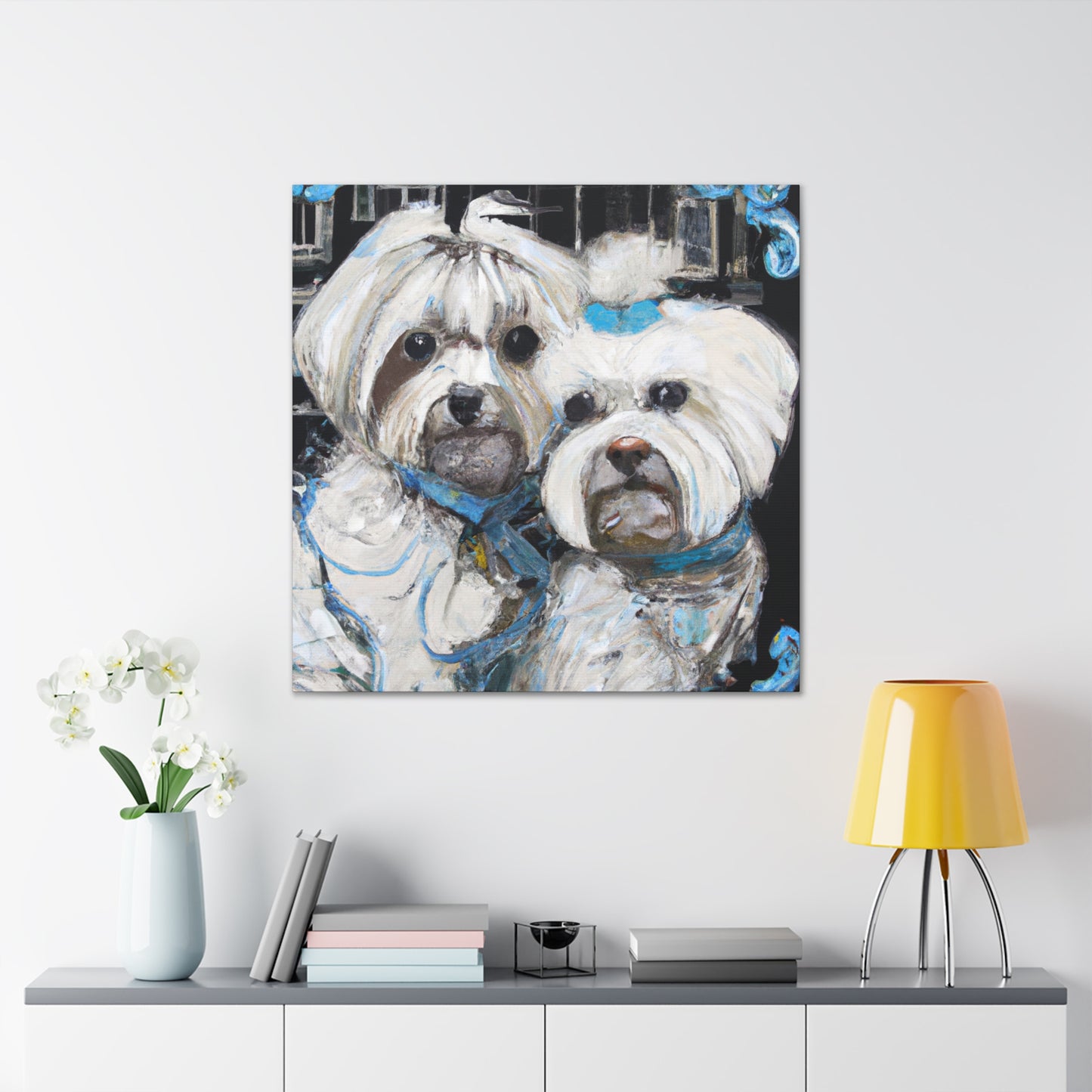 Maltese Street Mural - Canvas