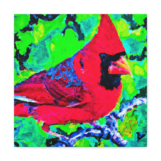 "Northern Cardinal Brilliance" - Canvas