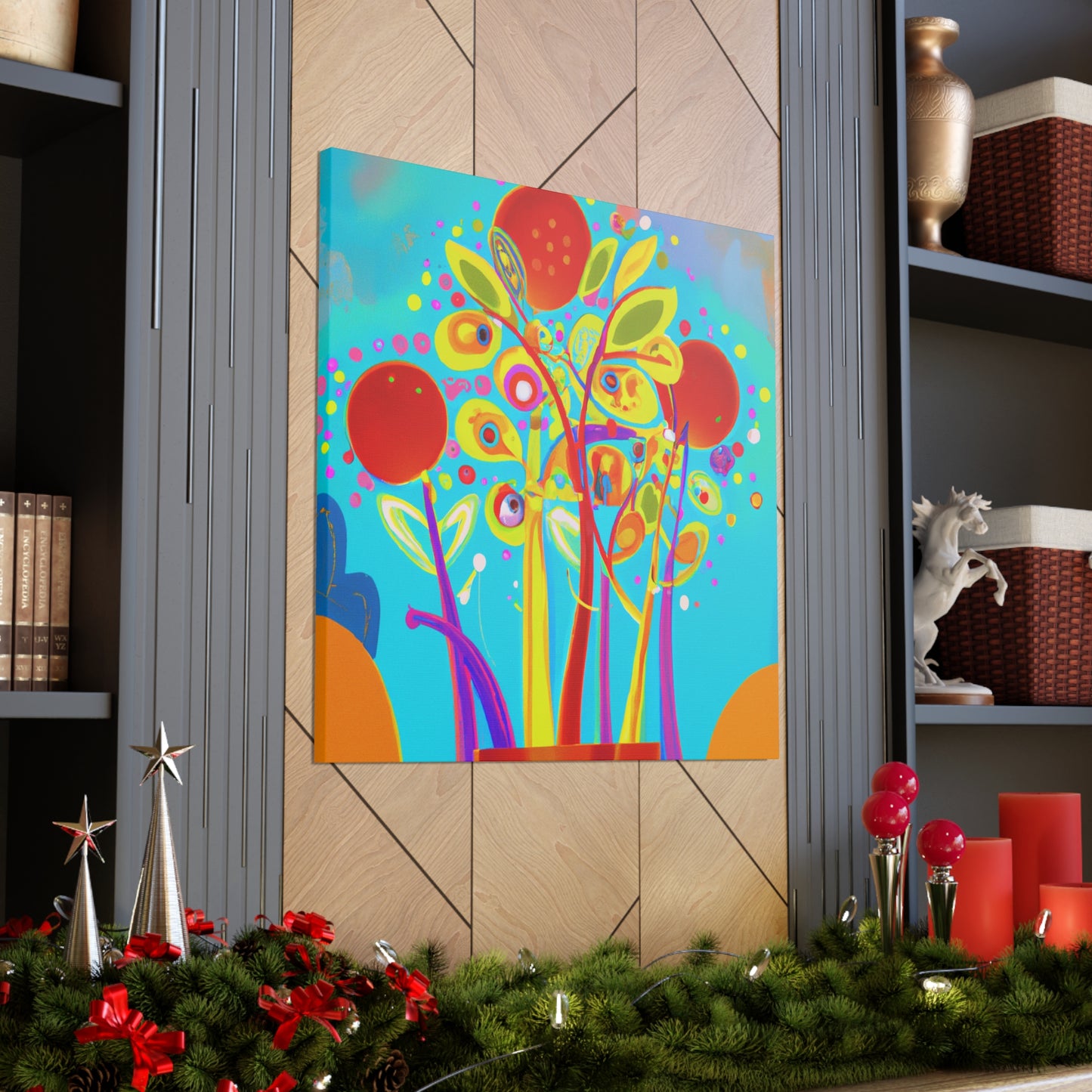 "Dogwood in December Glow" - Canvas