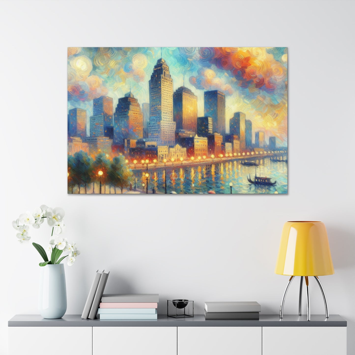 "Vibrant Bayou Splendor" - Canvas