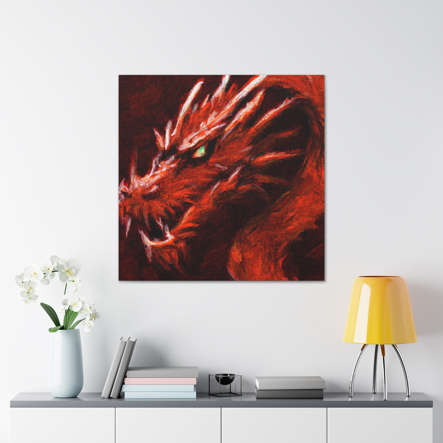 "Dragon's Majestic Majesty" - Canvas