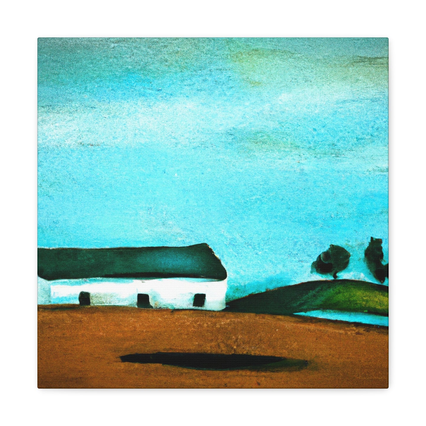 Farmhouse in Abstraction - Canvas