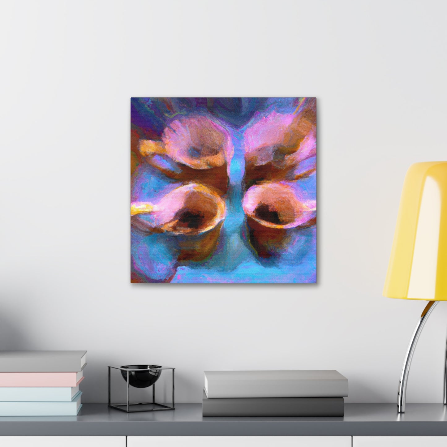 Tea Cup Reflection Dance - Canvas