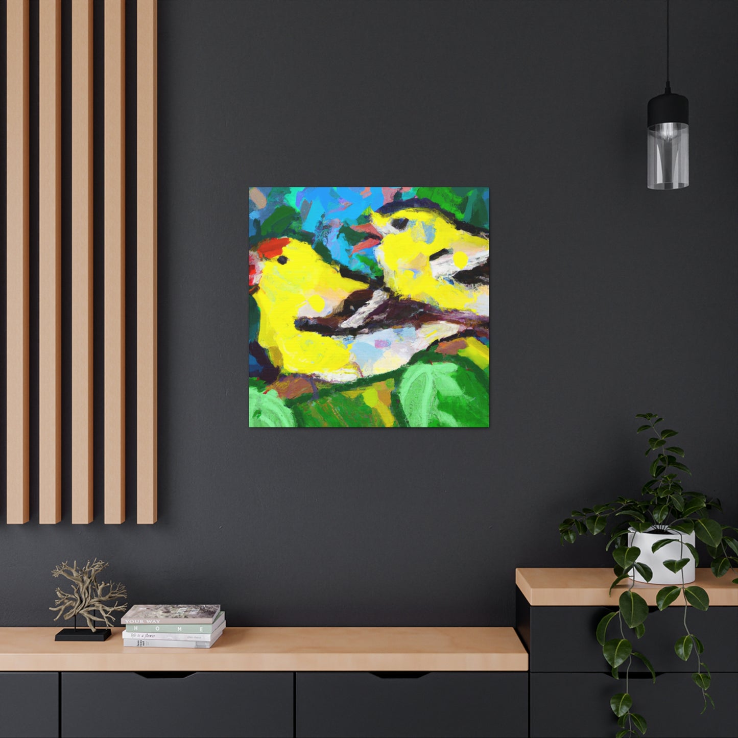 "American Goldfinch Beauty" - Canvas