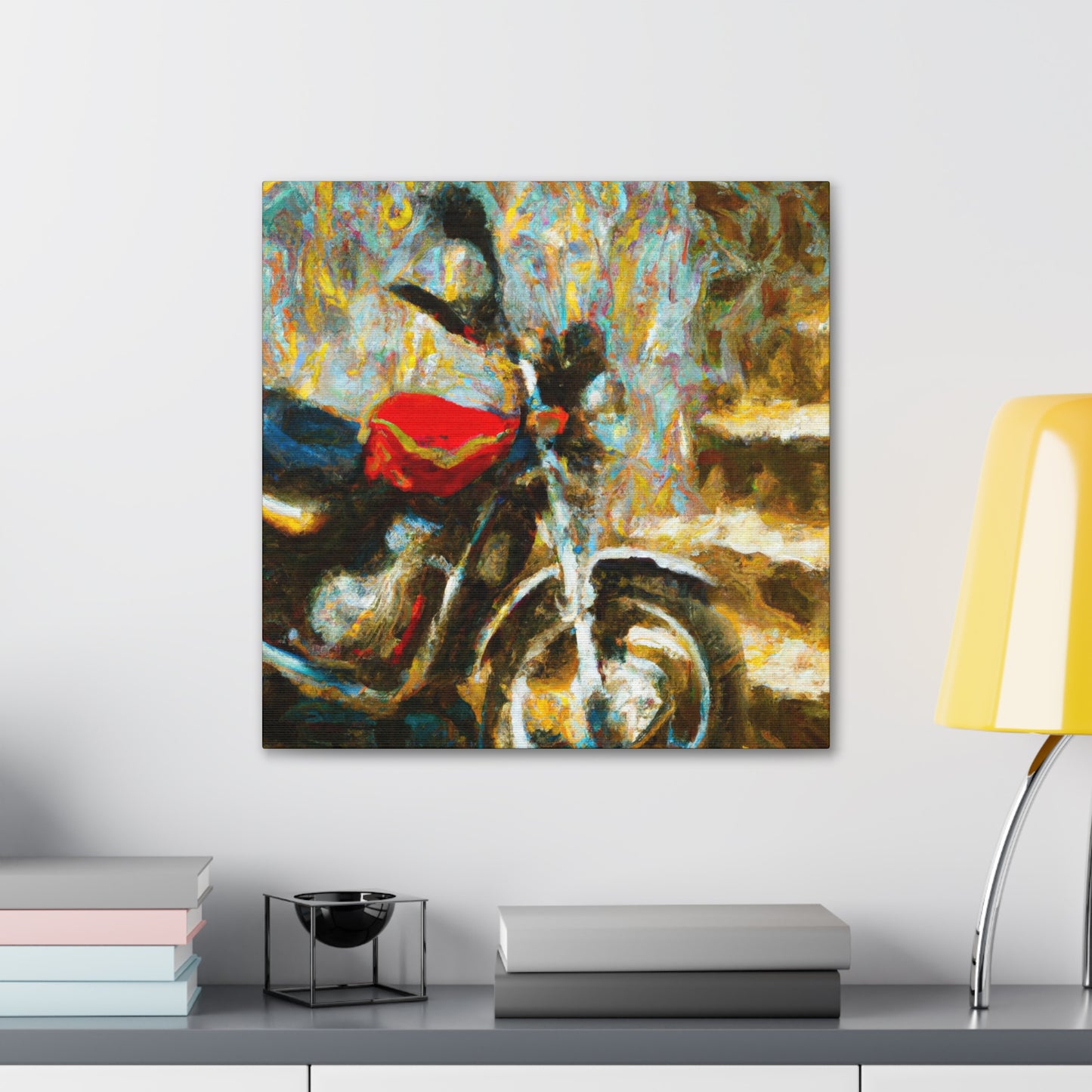 Speed on Two Wheels - Canvas