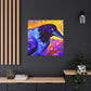 "Crow in Technicolor Dream" - Canvas