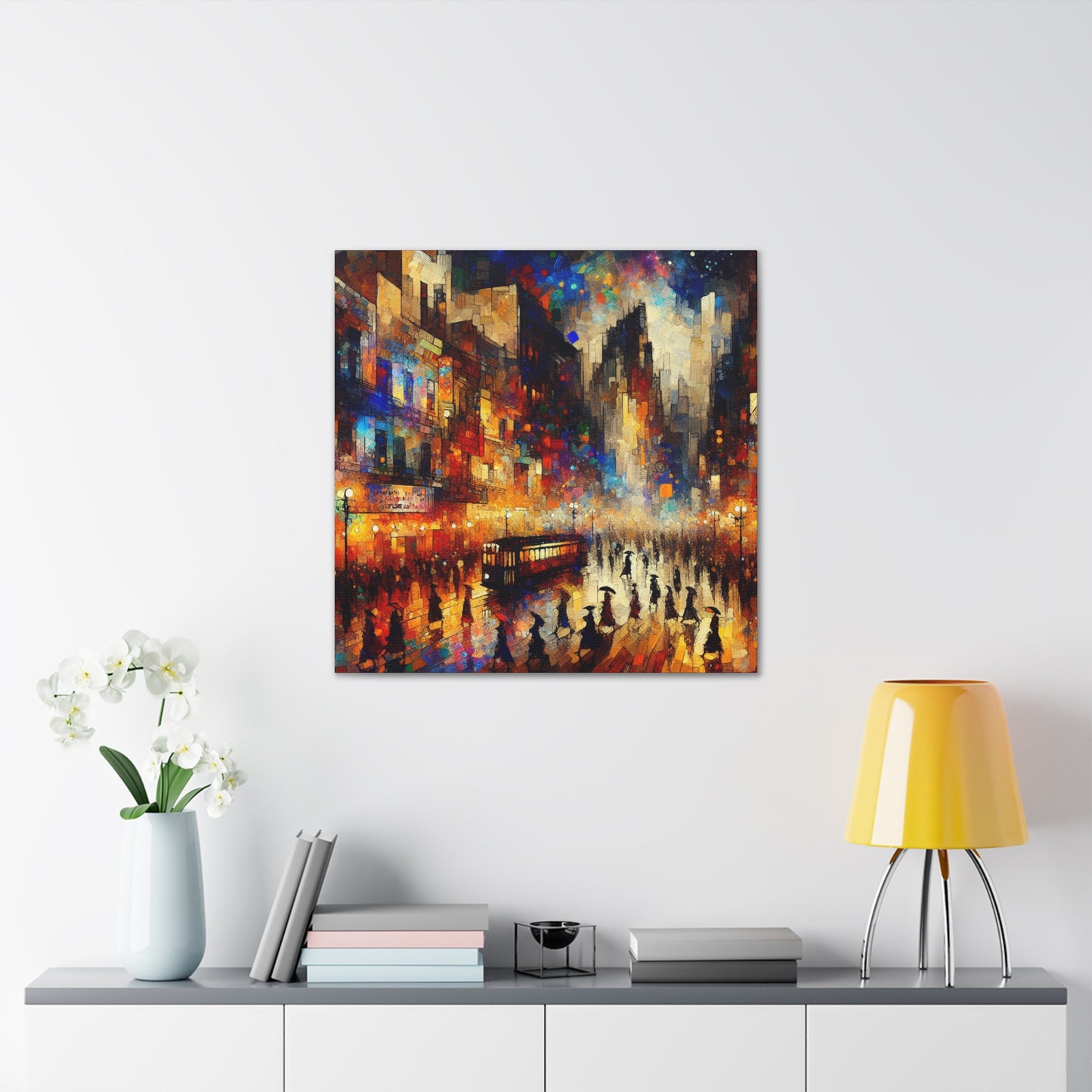 Vibrant City Stages - Canvas