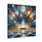 Midnight Coastal Revelry - Canvas