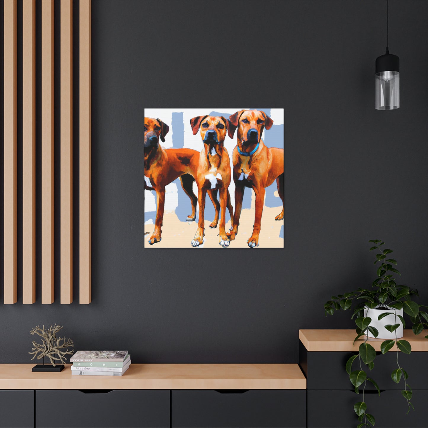 Rhodesian Ridgeback Reflection - Canvas