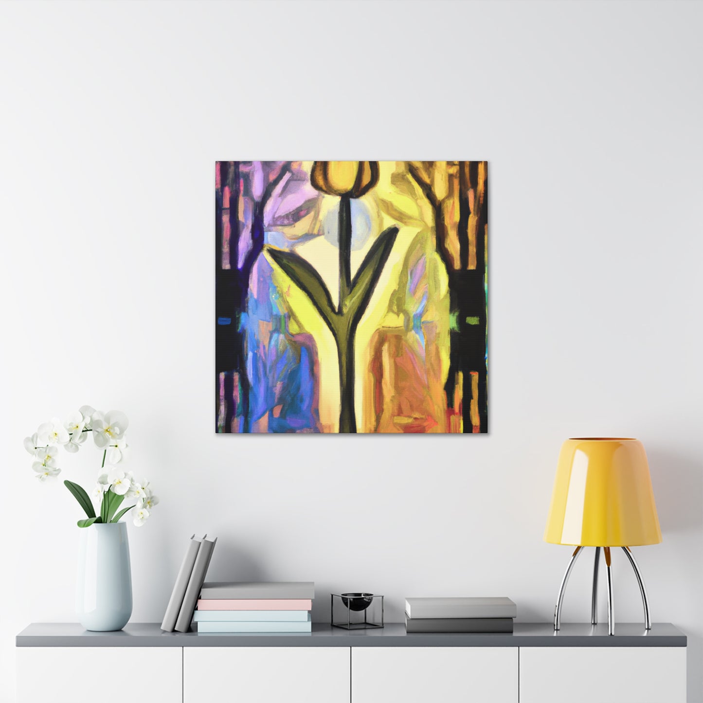 Tulip Fields in Bloom - Canvas