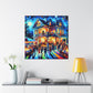 Revelry in Pulsating Hues - Canvas