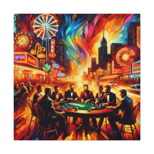 "Table of Aces" - Canvas