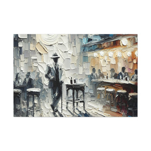 "Hidden Revelry: Prohibition's Echo" - Canvas