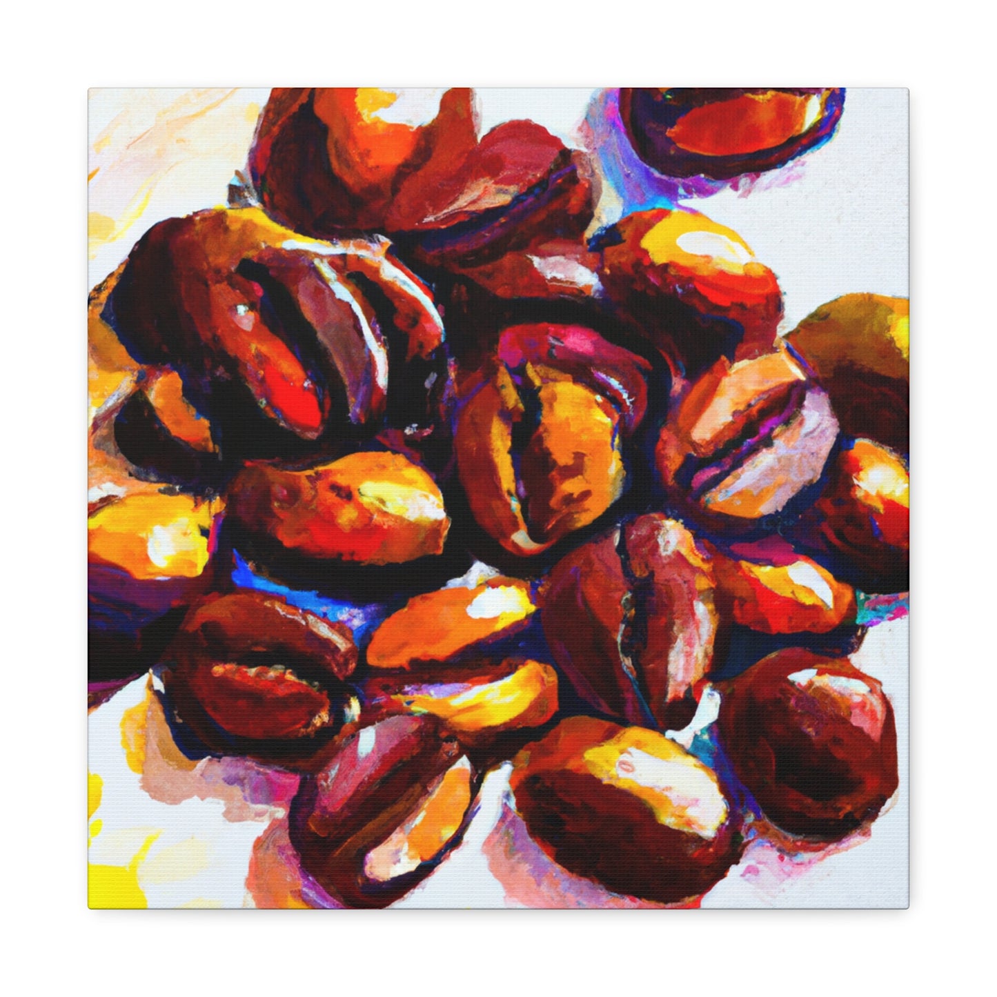 Cup of Coffee Beans - Canvas