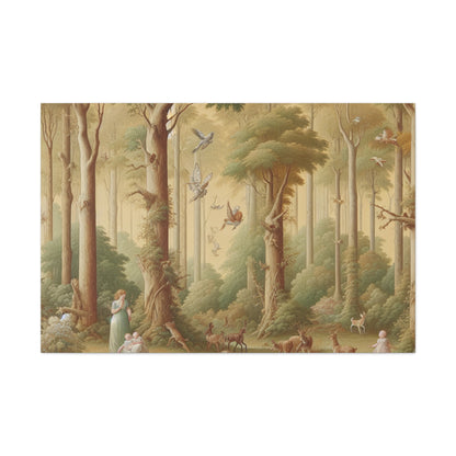 Whispering Woodland Haven - Canvas