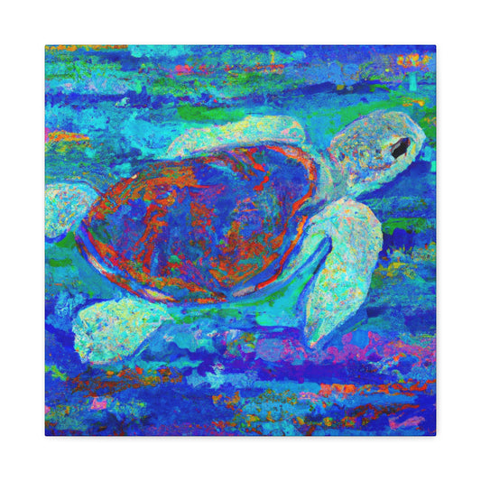 "Sea Turtle's Odyssey" - Canvas