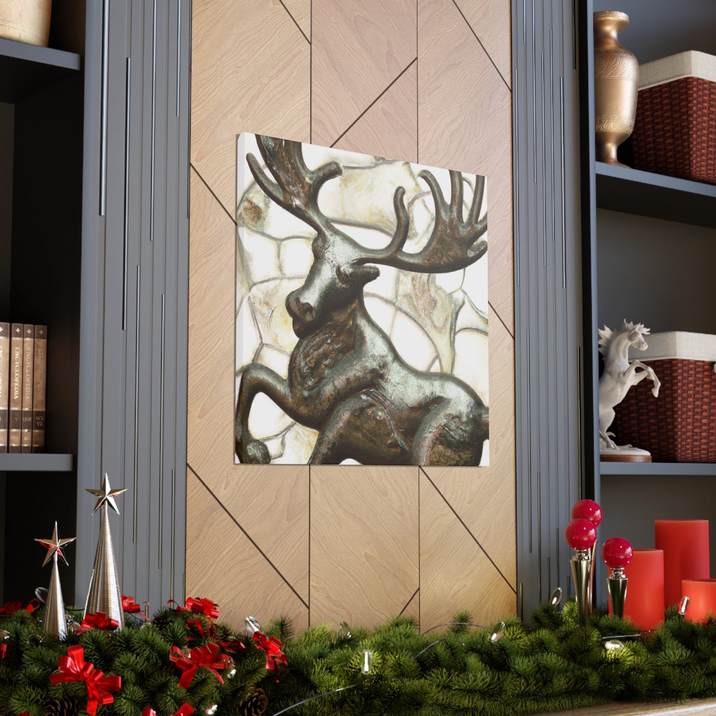 Reindeer Winding Paths - Canvas